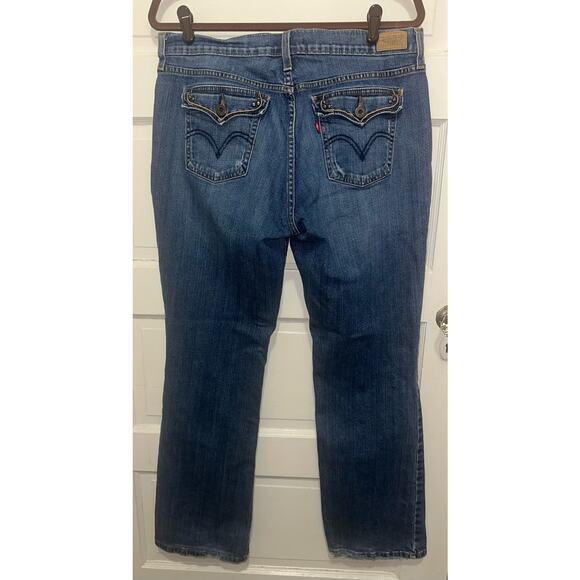 Levis 515 Womens Bootcut Jeans Size 31x30 Mid Rise READ - Picture 2 of 12
